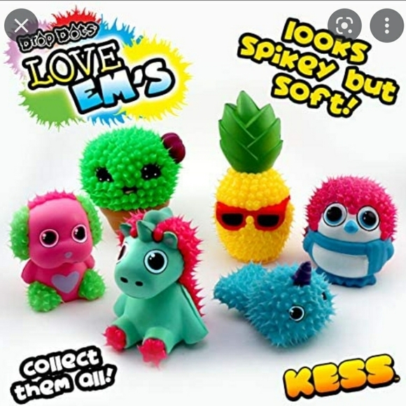 Drop dots Love ems Dragons no longer available set of 3 - Picture 7 of 9